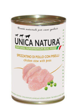 spezzatino di pollo con piselli unico real maxi